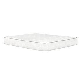 Premium 9 in. Medium Pocket Bed in a Box Spring Mattress - Queen Size, White