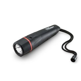 Hyper Tough 150 Lumen Rubber LED Black Flashlight - Batteries Included, 4.3 oz.