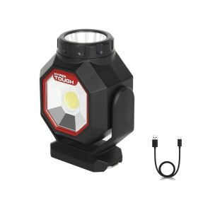 Hyper Tough 500 Lumen Rechargeable Compact Work Light, Integrated LED