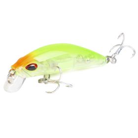 1Pcs Lifelike Luminous Minnow Winter Fishing Lures 70mm/11g Hard Artificial Bait Fish Tackle Crankbaits Fishing Accessories (Color: 2)